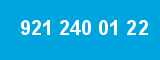 921 240 01 22 921 240 01 22